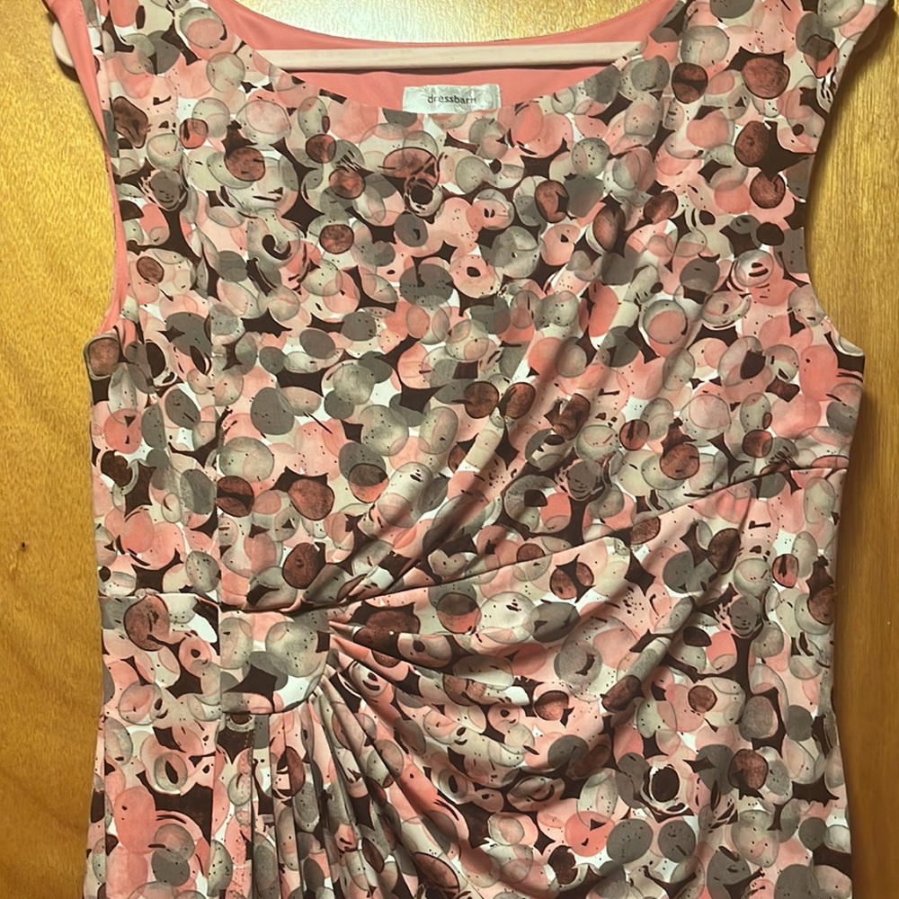Knee- length dress, stretch fabric, VERY COMFY, Dress Barn, size 14